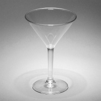 Classic 8 Oz. Unbreakable Polycarbonate Plastic Martini Glass Classic 8 Oz. Unbreakable Polycarbonate Plastic Martini Glass