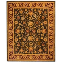 Safavieh AN548B 8-Feet by 10-Feet Anatolia Collection Handmade Hand-Spun Wool Area Rug, Charcoal and Red Safavieh AN548B 8-Feet by 10-Feet Anatolia Collection Handmade Hand-Spun Wool Area Rug, Charcoal and Red