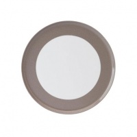 Philippe Deshoulieres Seychelles Taupe Round Cake Plate 12 in Philippe Deshoulieres Seychelles Taupe Round Cake Plate 12 in
