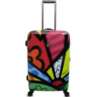 Heys USA Luggage Britto New Day 26 Inch Hard Side Suitcase, Multi-Colored, One Size Heys USA Luggage Britto New Day 26 Inch Hard Side Suitcase, Multi-Colored, One Size