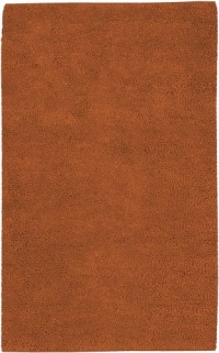 Area Rug 8x10 Rectangle Shag Rust Color - Surya Aros Rug from RugPal Area Rug 8x10 Rectangle Shag Rust Color - Surya Aros Rug from RugPal