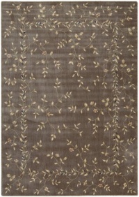 Nourison Zanibar Vines of Flowers Khaki 7.9-Feet by 10.10-Feet Polyacrylic Area Rug Nourison Zanibar Vines of Flowers Khaki 7.9-Feet by 10.10-Feet Polyacrylic Area Rug