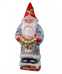 Vaillancourt Santa with Gold Swag Vaillancourt Santa with Gold Swag