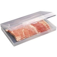Bacon Keeper: Plastic Kitchen Meat Preserving Container Bacon Keeper: Plastic Kitchen Meat Preserving Container