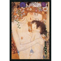 Three Ages of Woman - Mother and Child 1905 by Gustav Klimt, Framed Print Art - 37.66 x 25.66 Three Ages of Woman - Mother and Child 1905 by Gustav Klimt, Framed Print Art - 37.66 x 25.66