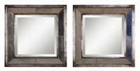 Uttermost 13555 18-Inch by 18-Inch Davion Square Mirrors, Set of 2 Uttermost 13555 18-Inch by 18-Inch Davion Square Mirrors, Set of 2
