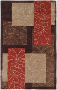 Surya COS-8889 Cosmopolitan Brown 5-Feet by 8-Feet Area Rug Surya COS-8889 Cosmopolitan Brown 5-Feet by 8-Feet Area Rug