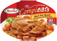 Hormel Compleats Beef Pot Roast with Potatoes & Carrots, 6 - 10-Ounce Units Microwavable Bowls Hormel Compleats Beef Pot Roast with Potatoes & Carrots, 6 - 10-Ounce Units Microwavable Bowls