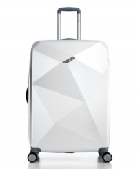 Welcome to the cutting edge of travel! A strikingly dynamic design sets the tone for your trip, offering multi-directional spinners, SecuriTech zippers and an incredibly modern appeal, all bringing comfort, protection and style on board. A stocked fully-lined interior keeps your belongings looking sharp with multiple pockets, tie-down straps and a divider. 10-year limited warranty. Welcome to the cutting edge of travel! A strikingly dynamic design sets the tone for your trip, offering multi-directional spinners, SecuriTech zippers and an incredibly modern appeal, all bringing comfort, protection and style on board. A stocked fully-lined interior keeps your belongings looking sharp with multiple pockets, tie-down straps and a divider. 10-year limited warranty.