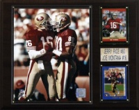 NFL Montana-Rice San Francisco 49ers Player Plaque NFL Montana-Rice San Francisco 49ers Player Plaque