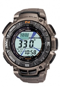 Casio Men's PAG240T-7CR Pathfinder Triple Sensor Multi-Function Titanium Watch