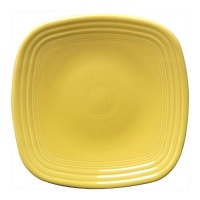 Fiesta 10-3/4-Inch Square Dinner Plate, Sunflower Fiesta 10-3/4-Inch Square Dinner Plate, Sunflower