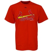 St. Louis Cardinals Youth Majestic Official Wordmark T-Shirt - Red St. Louis Cardinals Youth Majestic Official Wordmark T-Shirt - Red