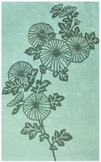 Structure Fauna Mint Rug Rug Size: 8' x 11' Structure Fauna Mint Rug Rug Size: 8' x 11'