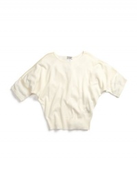 GUESS Kids Girls Big Girl Oversized Sweater with Sequins , CREAM (14) GUESS Kids Girls Big Girl Oversized Sweater with Sequins , CREAM (14)