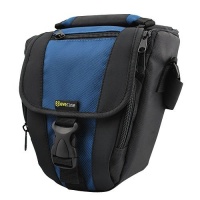 Evecase Durable Compact Digital SLR Camera Carrying Pouch Nylon Case with Strap- Black/Blue for Nikon D600, D3200, Pentax K-5, Fujifilm DSLR Evecase Durable Compact Digital SLR Camera Carrying Pouch Nylon Case with Strap- Black/Blue for Nikon D600, D3200, Pentax K-5, Fujifilm DSLR