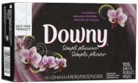Downy Simple Pleasures Dryer Sheets-Orchid Allure-105 count