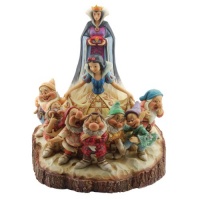 Enesco Disney Traditions by Jim Shore Wood Carved Snow White Figurine, 8-1/2-Inch