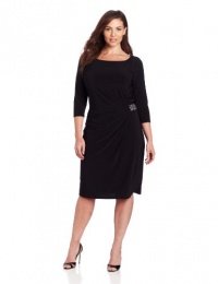 Jones New York Women's Plus-Size Side Trim Detail Dress Jones New York Women's Plus-Size Side Trim Detail Dress