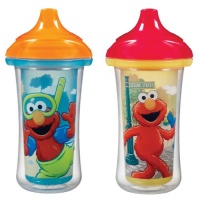 Munchkin 2 Count Sesame Street Click Lock Insulated Sippy Cup, 9 Ounce Munchkin 2 Count Sesame Street Click Lock Insulated Sippy Cup, 9 Ounce