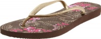 Havaianas Women's Slim Season Flip Flop,Dark Brown/Light Golden,37/38 BR/7-8 M US Havaianas Women's Slim Season Flip Flop,Dark Brown/Light Golden,37/38 BR/7-8 M US