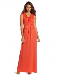 Tiana B Women's Ruffle Neck Maxi Dress Tiana B Women's Ruffle Neck Maxi Dress