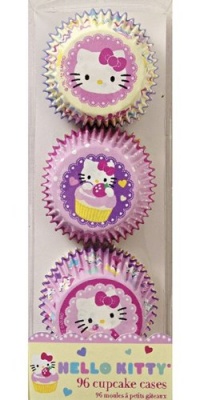 Meri Meri Hello Kitty Mini Cupcake Cases, 96-Pack Meri Meri Hello Kitty Mini Cupcake Cases, 96-Pack