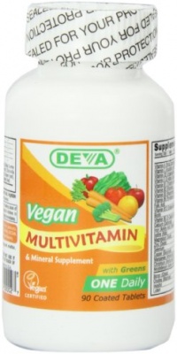 Deva Vegan Vitamins Daily Multivitamin & Mineral Supplement 90 tablets (Pack of 2) Deva Vegan Vitamins Daily Multivitamin & Mineral Supplement 90 tablets (Pack of 2)