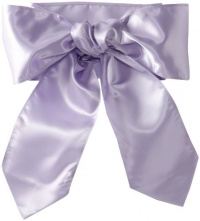 Us Angels Girls 2-6X Wide Satin Sash, Lilac, 2T-6X Us Angels Girls 2-6X Wide Satin Sash, Lilac, 2T-6X