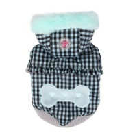 Pinkaholic New York Witty Winter Coat for Dogs, Small, Aqua, Pinkaholic New York Witty Winter Coat for Dogs, Small, Aqua,