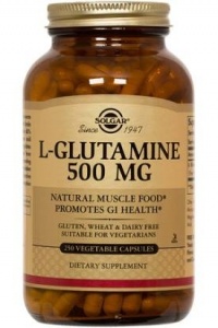 Solgar, L-Glutamine 500 mg 250 Vegetable Capsules Solgar, L-Glutamine 500 mg 250 Vegetable Capsules