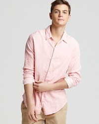 Riviera Club Jaws Slub Sport Shirt - Classic Fit Riviera Club Jaws Slub Sport Shirt - Classic Fit