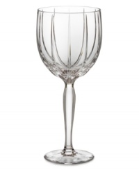 Vertical cuts accentuate brilliant Waterford stemware for added depth and refinement. With a substantial weight that's comfortable in-hand, these all-purpose glasses are a magnificent choice for formal occasions. Vertical cuts accentuate brilliant Waterford stemware for added depth and refinement. With a substantial weight that's comfortable in-hand, these all-purpose glasses are a magnificent choice for formal occasions.