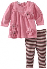 Kids Headquarters Baby-Girls Newborn Tunic With Stripes Leggings, Pink, 6-9 Months Kids Headquarters Baby-Girls Newborn Tunic With Stripes Leggings, Pink, 6-9 Months