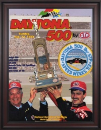 NASCAR Framed 36 x 48 Daytona 500 Program Print Race Year: 35th Annual - 1993 NASCAR Framed 36 x 48 Daytona 500 Program Print Race Year: 35th Annual - 1993