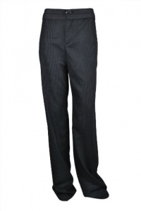 Armani Collezioni Womens Pinstripe Trouser Pants