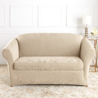 Sure Fit Stretch Jacquard Damask Sofa Cover