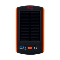 EZOPower Dual USB Output Portable Solar External Backup Battery Charger 6000MAH for Smartphones / E-readers / MP3 Players and More USB Powered Devices EZOPower Dual USB Output Portable Solar External Backup Battery Charger 6000MAH for Smartphones / E-readers / MP3 Players and More USB Powered Devices