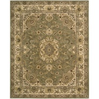 Nourison 2000 2028 Round Rug, Olive, 4.0-Feet by 4.0-Feet Nourison 2000 2028 Round Rug, Olive, 4.0-Feet by 4.0-Feet