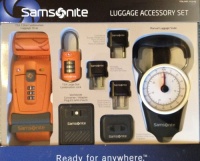 Samsonite Travel Plug Adapters and Luggage Accessory Set Samsonite Travel Plug Adapters and Luggage Accessory Set