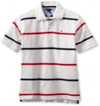 Tommy Hilfiger Boys 8-20 Short Sleeve Adriel Polo, Classic White, Small Tommy Hilfiger Boys 8-20 Short Sleeve Adriel Polo, Classic White, Small