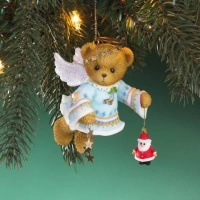 Cherished Teddies Angel of Christmas Cheer Hanging Ornament Cherished Teddies Angel of Christmas Cheer Hanging Ornament