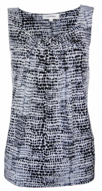 Calvin Klein Women's Abstract Dot Sleeveless Blouse Calvin Klein Women's Abstract Dot Sleeveless Blouse
