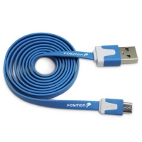 Fosmon Vivid Series Flat Tangle Free Micro USB Cable for Samsung Galaxy S4 S IV S3 S III Galaxy S2 S II Skyrocket Galaxy Note 2 II Epic 4G Touch Vibrant Galaxy S 4G HTC EVO 4G LTE Rezound One X V S Motorola Droid RAZR M Droid Bionic Droid RAZR Atrix 4G At Fosmon Vivid Series Flat Tangle Free Micro USB Cable for Samsung Galaxy S4 S IV S3 S III Galaxy S2 S II Skyrocket Galaxy Note 2 II Epic 4G Touch Vibrant Galaxy S 4G HTC EVO 4G LTE Rezound One X V S Motorola Droid RAZR M Droid Bionic Droid RAZR Atrix 4G At