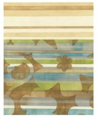The power of flowers is clear with room-defining Seaside Garden II wall art. Giant blooms layered with stripes in tranquil sand and sea tones have a bold impact but quiet aura. The power of flowers is clear with room-defining Seaside Garden II wall art. Giant blooms layered with stripes in tranquil sand and sea tones have a bold impact but quiet aura.