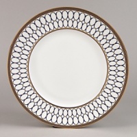 Embellished with intricate garlands, oval links and a fanciful dragon motif, this Wedgwood dinnerware evokes Europe's glorious Renaissance period. Rendered in deep blue and gold to transform any formal meal into a spectacular royal gala. Embellished with intricate garlands, oval links and a fanciful dragon motif, this Wedgwood dinnerware evokes Europe's glorious Renaissance period. Rendered in deep blue and gold to transform any formal meal into a spectacular royal gala.