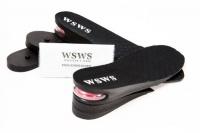 WSWS 3-Layer Height Increase Taller Insole Shoes Pad Air Cushion for MEN (approximately 2.5 inches)+ WSWS Shoe Shine Cloth WSWS 3-Layer Height Increase Taller Insole Shoes Pad Air Cushion for MEN (approximately 2.5 inches)+ WSWS Shoe Shine Cloth