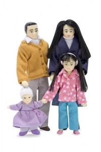 Melissa & Doug Victorian Doll Family - Asian Melissa & Doug Victorian Doll Family - Asian
