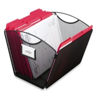 Safco File Onyx Mesh Desktop, Letter, Black (2162BL) Safco File Onyx Mesh Desktop, Letter, Black (2162BL)