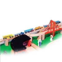 Melissa & Doug Deluxe Wooden Big Rig Trucks Set Melissa & Doug Deluxe Wooden Big Rig Trucks Set